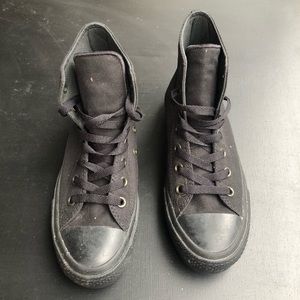 Converse Chuck Taylor II all black hightop sneaker